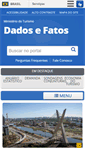 Mobile Screenshot of dadosefatos.turismo.gov.br